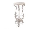 Mesa para plantas Clayre & Eef 5Y1336 Estilo Shabby Chic Hierro y Madera 40x40x75 cm