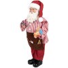 Decoración Papá Noel Clayre & Eef rojo 22x19x45 cm