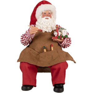 Figura de Papá Noel Clayre & Eef 66230 Rojo...