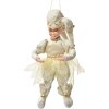 Clayre & Eef 66216 Adorno Decorativo Elfo Beige-Dorado 28 cm