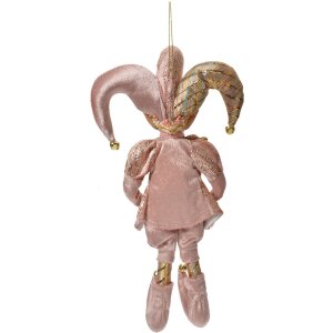 Adorno Decorativo Elfo Rosa y Oro Clayre & Eef...