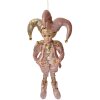 Adorno Decorativo Elfo Rosa y Oro Clayre & Eef 20x8x37 cm