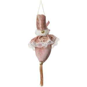 Adorno navideño "Papá Noel Rosa"...