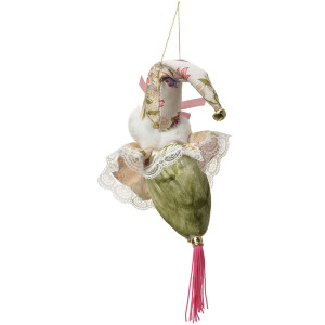 Adorno navideño Santa Clayre & Eef verde beige...