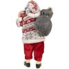Decoración Papá Noel Clayre & Eef 66232 Rojo Blanco 13x13x28 cm