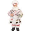 Decoración Papá Noel Clayre & Eef Blanco Rojo 15x10x28 cm