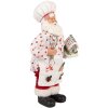 Decoración Papá Noel Clayre & Eef Blanco Rojo 15x10x28 cm