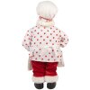 Decoración Papá Noel Clayre & Eef Blanco Rojo 15x10x28 cm