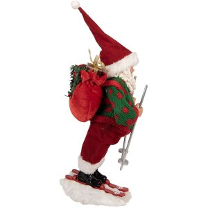 Figura Decorativa Papá Noel en Esquíes...