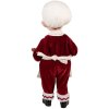 Clayre & Eef 66237 Decoración Navideña Elfo Rojo Blanco 30 cm