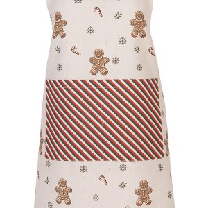 Delantal Clayre & Eef CGM41 70x85 cm Beige-Marrón