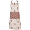 Delantal Clayre & Eef CGM41 70x85 cm Beige-Marrón