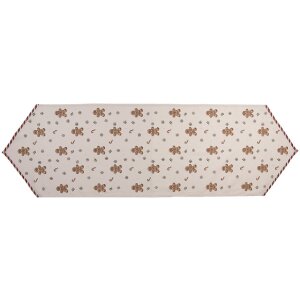 Camino de mesa Clayre & Eef CGM65 50x160 cm Beige...