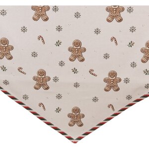 Camino de mesa Clayre & Eef CGM65 50x160 cm Beige Marrón