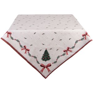Manta de mesa Clayre & Eef TCH01 100x100 cm Beige...