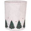 Cesta para pan Clayre & Eef TCH50 Ø 15x16 cm Beige Verde Rojo