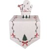 Cesta para pan Clayre & Eef TCH50 Ø 15x16 cm Beige Verde Rojo