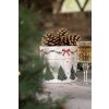 Cesta para pan Clayre & Eef TCH50 Ø 15x16 cm Beige Verde Rojo
