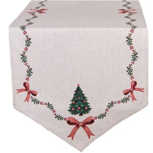 Camino de mesa Clayre & Eef TCH65 50x160 cm Beige,...
