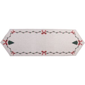 Camino de mesa Clayre & Eef TCH65 50x160 cm Beige,...