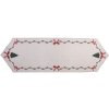 Camino de mesa Clayre & Eef TCH65 50x160 cm Beige, Verde, Rojo