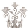 Candelabro Clayre & Eef 5Y1291 Ø 29x58 cm Blanco