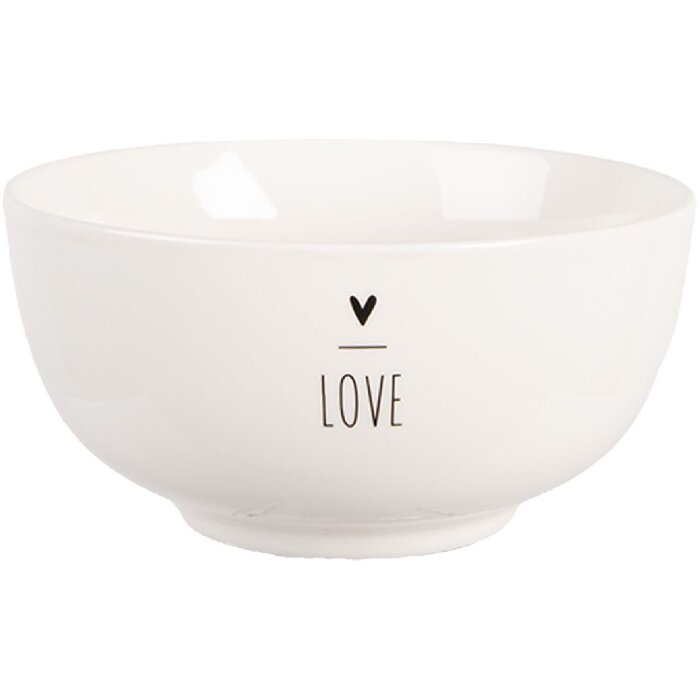 Clayre & Eef BHSBO0001 Cuenco Ø 14x7 cm 500 ml Porcelana