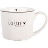 Taza Clayre & Eef BHSMU0003 12x8x7 cm Blanco y Negro 275 ml