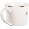 Taza Clayre & Eef BHSMU0003 12x8x7 cm Blanco y Negro 275 ml