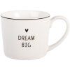 Taza Clayre & Eef BHSMU0004 12x8x7 cm 275 ml Blanco Negro