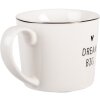 Taza Clayre & Eef BHSMU0004 12x8x7 cm 275 ml Blanco Negro