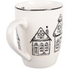 Taza Clayre & Eef GBBMU 12x8x10 cm Beige y Negro