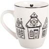 Taza Clayre & Eef GBBMU 12x8x10 cm Beige y Negro