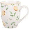 Taza Clayre & Eef LELMU0001 12x8x10 cm / 350 ml Blanco Amarillo