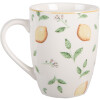 Taza Clayre & Eef LELMU0001 12x8x10 cm / 350 ml Blanco Amarillo