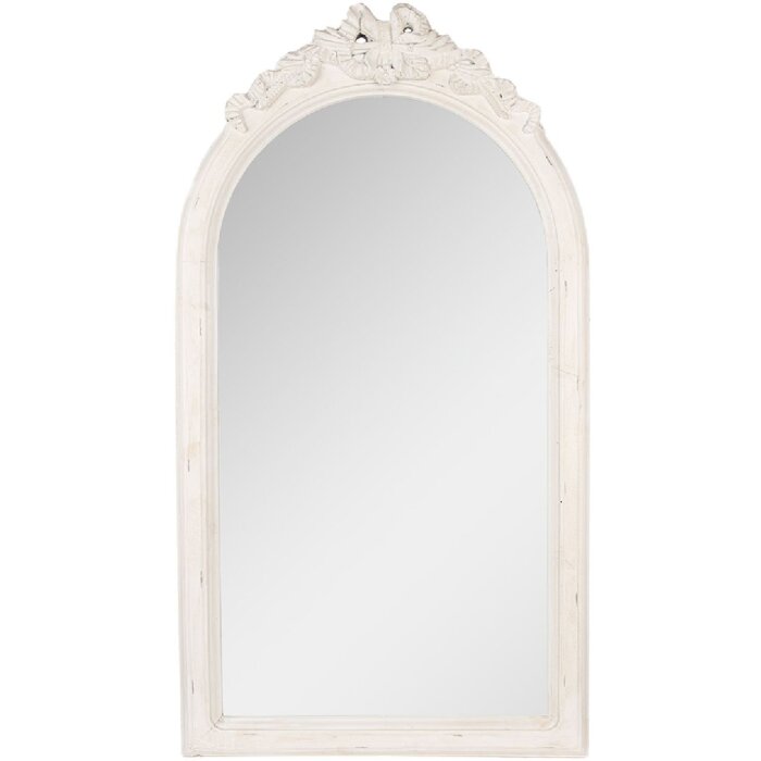Espejo de pared Clayre & Eef 52S326 50x4x92 cm Blanco