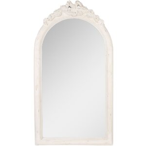 Espejo de pared Clayre & Eef 52S326 50x4x92 cm Blanco