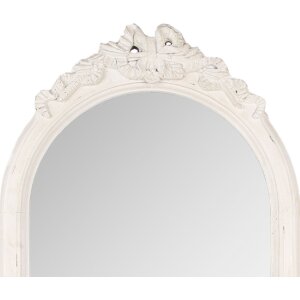 Espejo de pared Clayre & Eef 52S326 50x4x92 cm Blanco