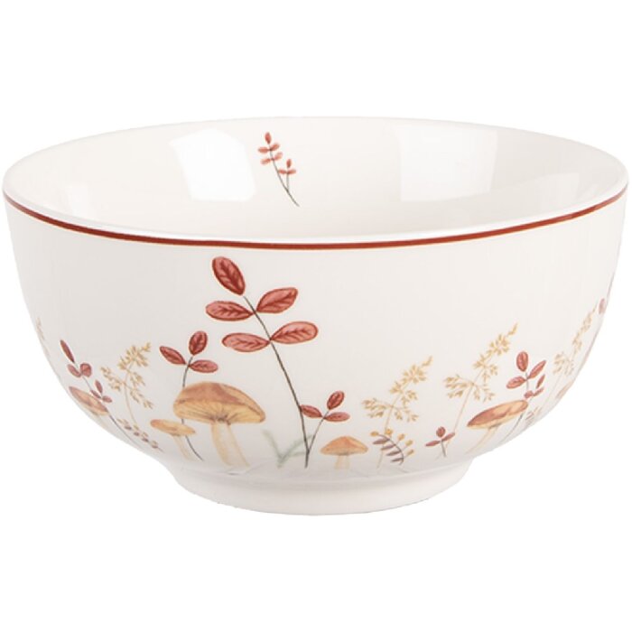 Clayre & Eef LFJBO Cuenco Ø 14x7 cm beige-marrón