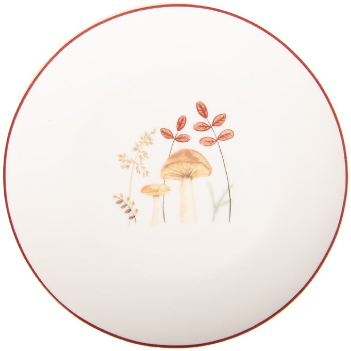 Plato pequeño Clayre & Eef LFJDP Beige-Marrón 20x2 cm