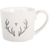 Taza Clayre & Eef NWVMU 12x8x7 cm 275 ml Blanco Gris