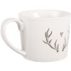 Taza Clayre & Eef NWVMU 12x8x7 cm 275 ml Blanco Gris