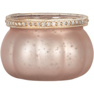 Candelabro Clayre & Eef 6GL5213 Rosa Ø 9x6 cm