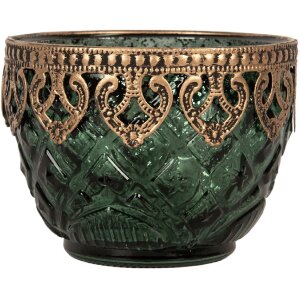 Clayre & Eef 6GL5223 Candelabro Ø 10x8 cm