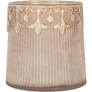 Portavelas Clayre & Eef 6GL5224 Ø 10x10 cm