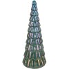 Decoración Árbol de Navidad Clayre & Eef 6GL5331 Ø 12x33 cm Azul