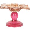 Portavelas Clayre & Eef 6GL5339 Ø 14x9 cm Naranja Rosa