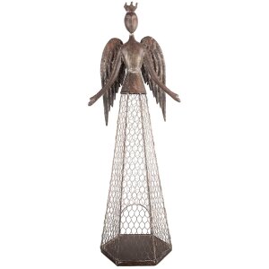 Ángel Decoración Clayre & Eef 5Y1360 28x19x75 cm Marrón-Beige