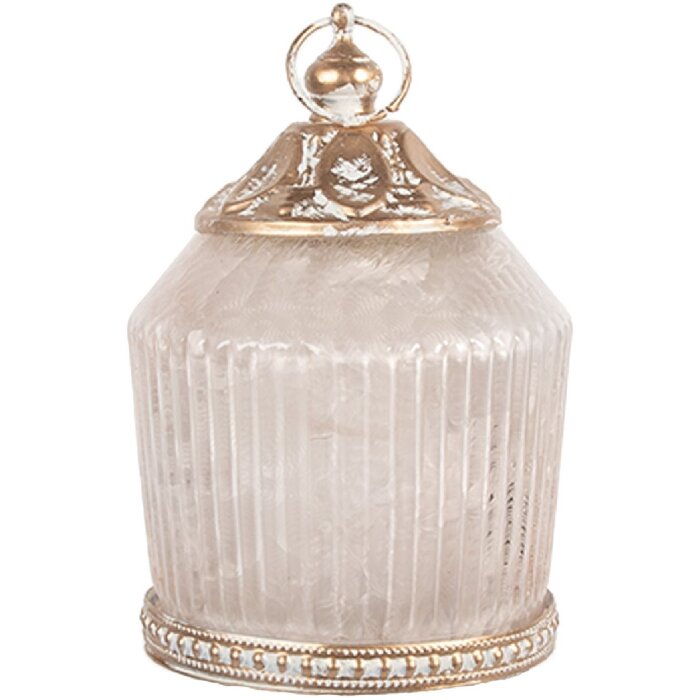 Decoración con LED Clayre & Eef 6GL5216 Ø 8x12 cm Rosa