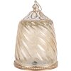 Decoración con LED Clayre & Eef 6GL5217 Ø 9x14 cm / 2x AAA Beige